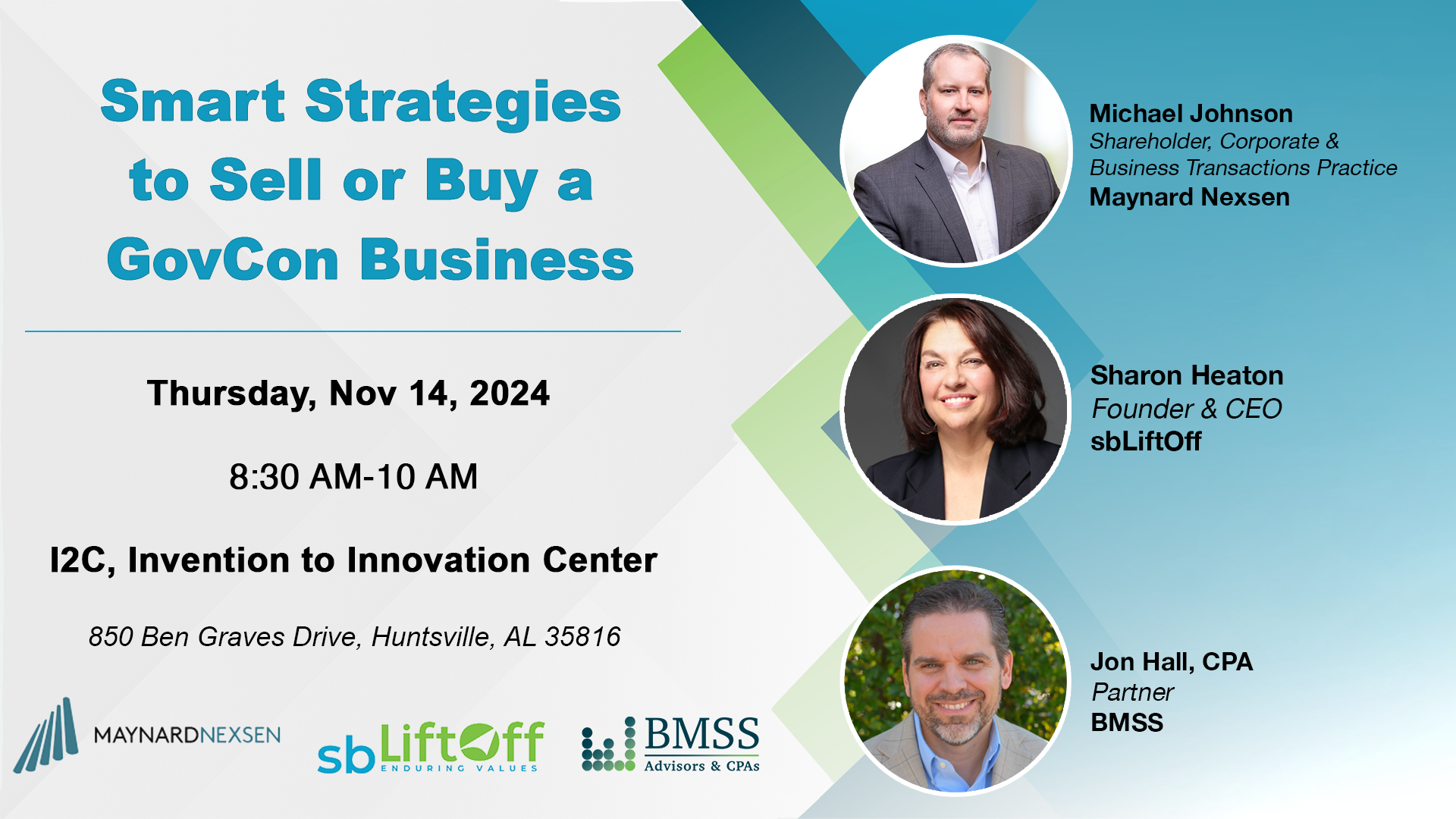 Smart Strategies to Sell or Buy a GovCon Business Panel Smart Strategies to Sell or Buy a GovCon Business Panel